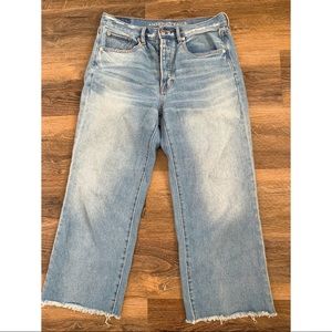 American Eagle Wide leg crop jeans